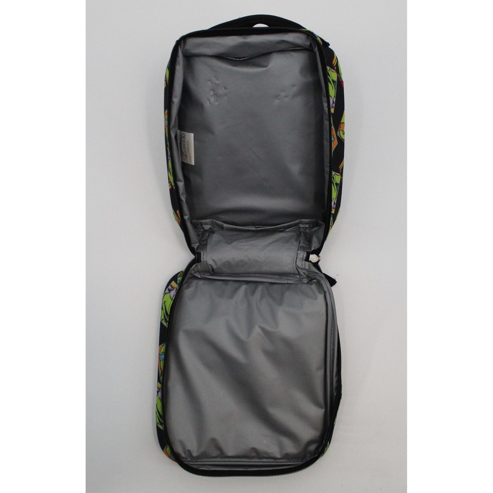 Nickelodeon Teenage Mutant Ninja Turtles Insulated Lunch Bag Black TMNT Kids - Picture 3 of 6